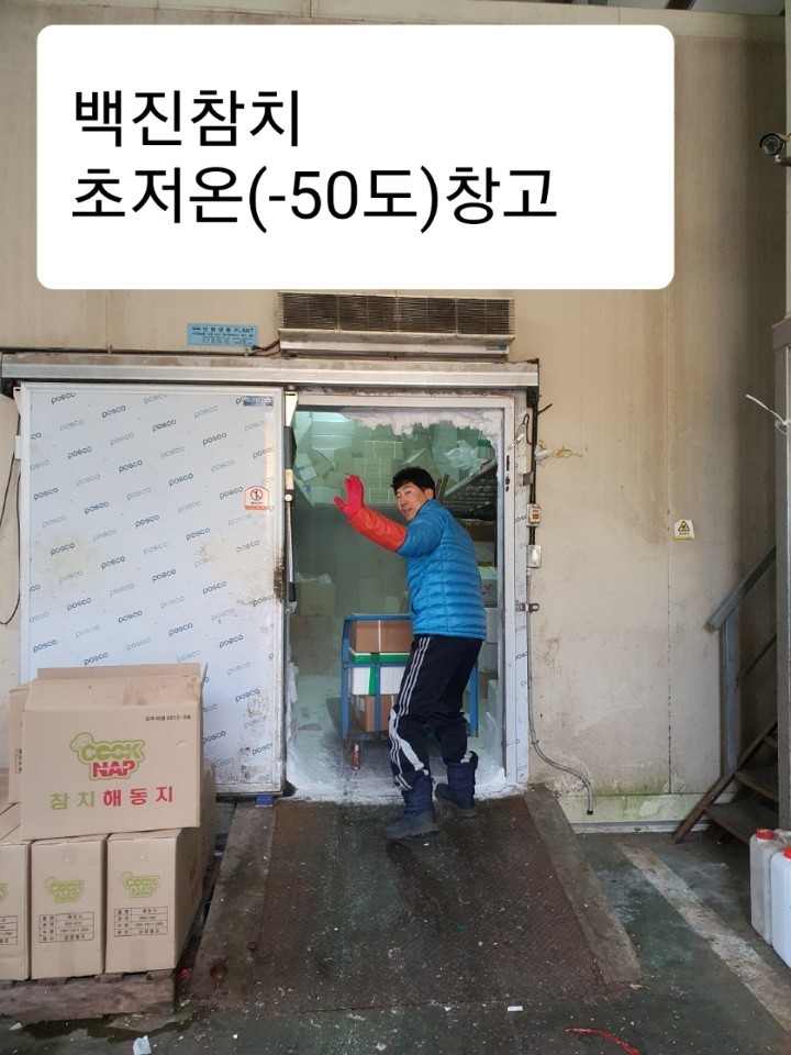 백진참치 초저온 냉동창고
